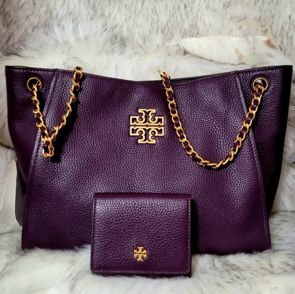 Tory Burch Set 2 P Designer Purse Bag + Wallet - Picture 16 of 16